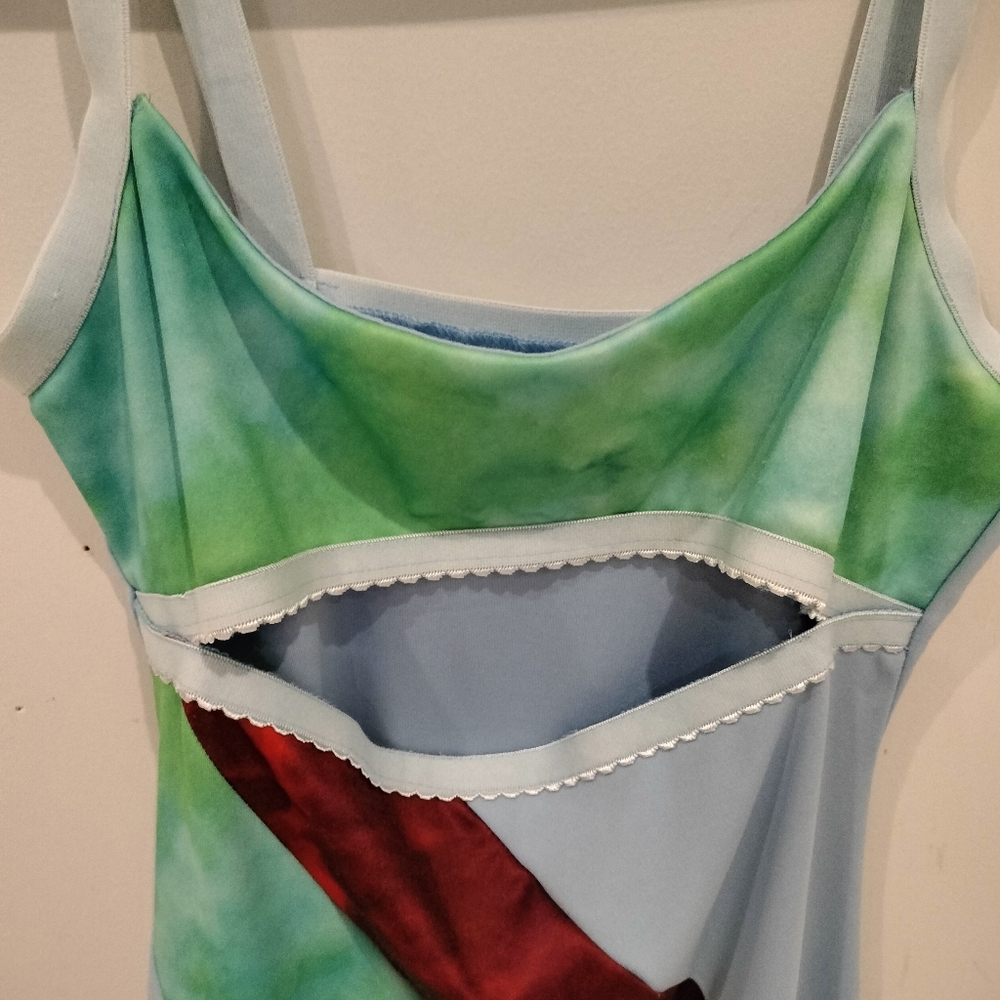 Women's Cider Halter Spaghetti Strap Multi colored Dress - Picture 2 of 5